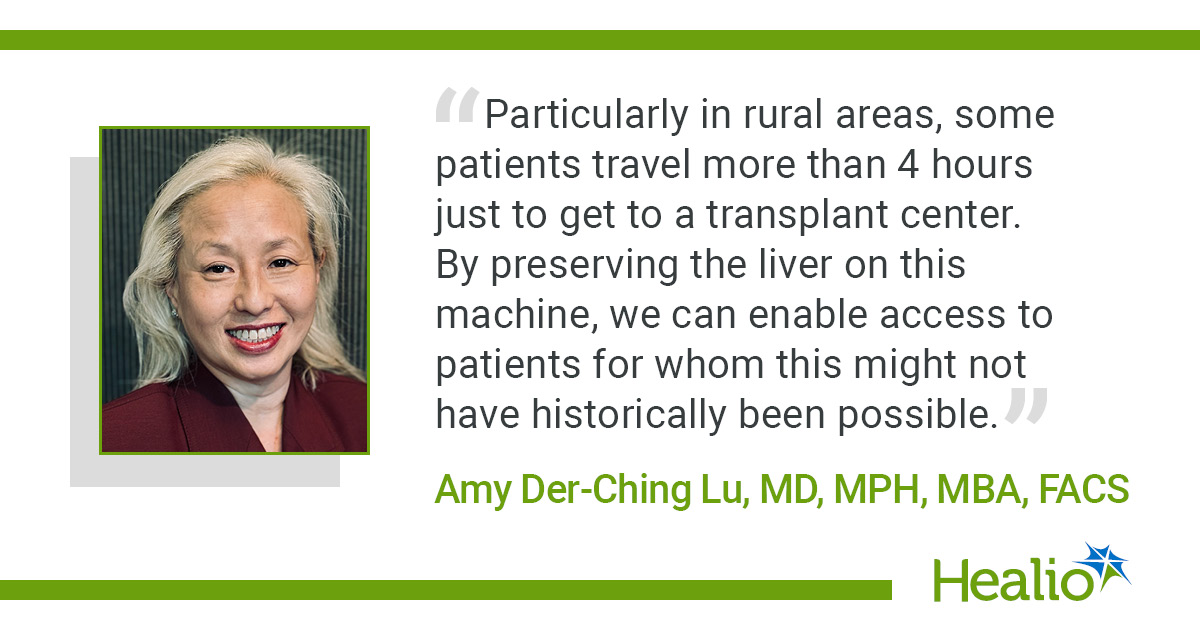 Quote from  Amy Der-Ching Lu, MD, MPH, MBA, FACS,